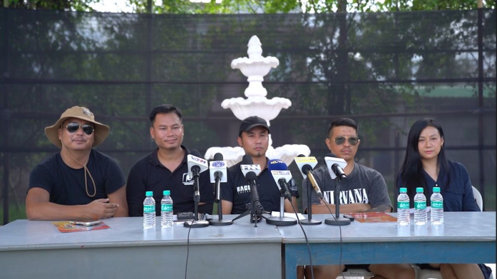 Members of the Photography Club Dimapur at a press conference on September 18, announcing the 4th annual photography festival.